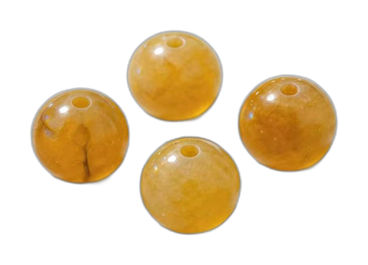 Yellow chalcedony bead used in Strandzen new start bracelet kit