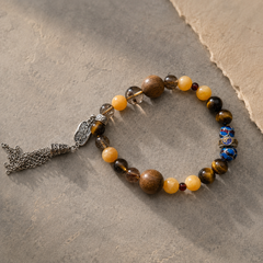Golden Passage finished crystal bracelet design detail 2 thumbnail