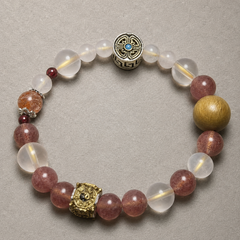 Rose Token finished crystal bracelet design detail 2 thumbnail