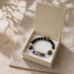 Double Guard DIY crystal bracelet kit in gift box with protection bead design thumbnail