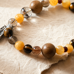 Golden Passage finished crystal bracelet design detail 5 thumbnail