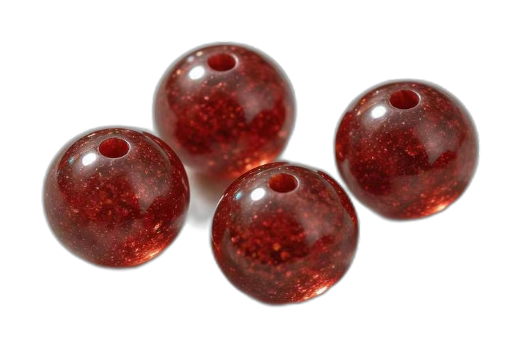 Refined cinnabar main bead for Strandzen crystal jewelry